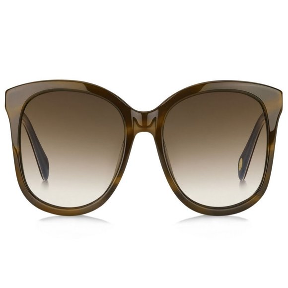 FOSSIL Rectangle HORN BROWN BLUE  Acetate Frame main image 3